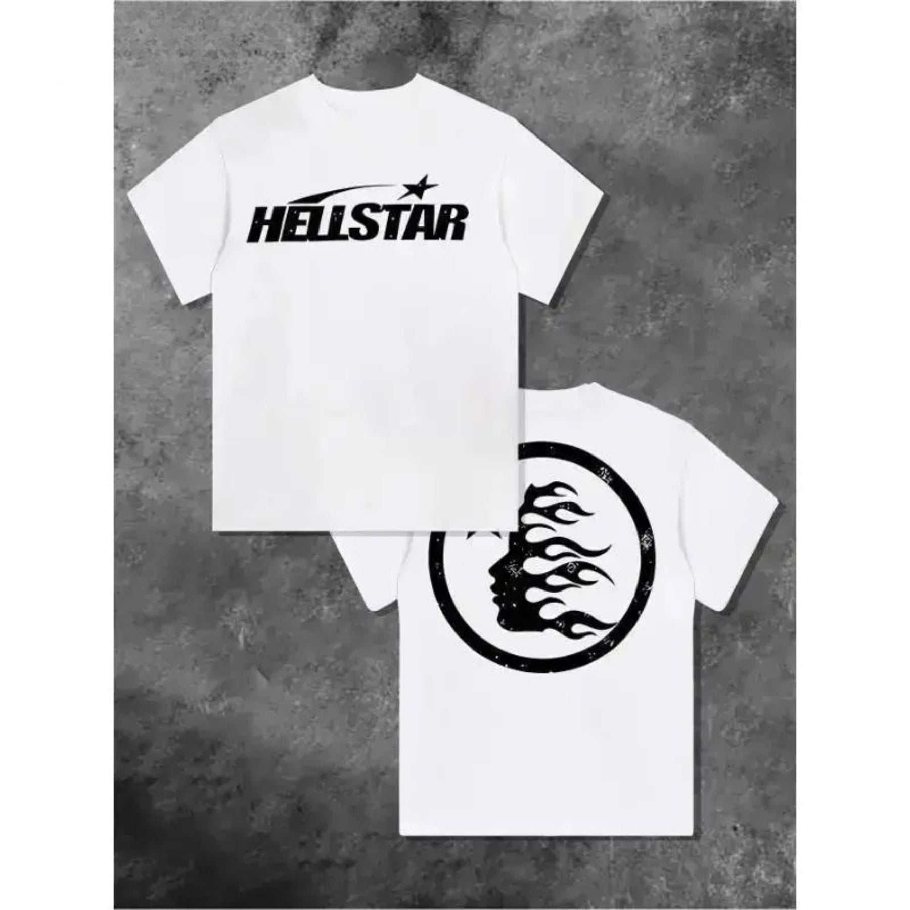 "Star Power" Double-Sided Graphic T-Shirt – Urban Streetwear Oversized Cotton Top, Premium Y2K Aesthetic Celestial Tee