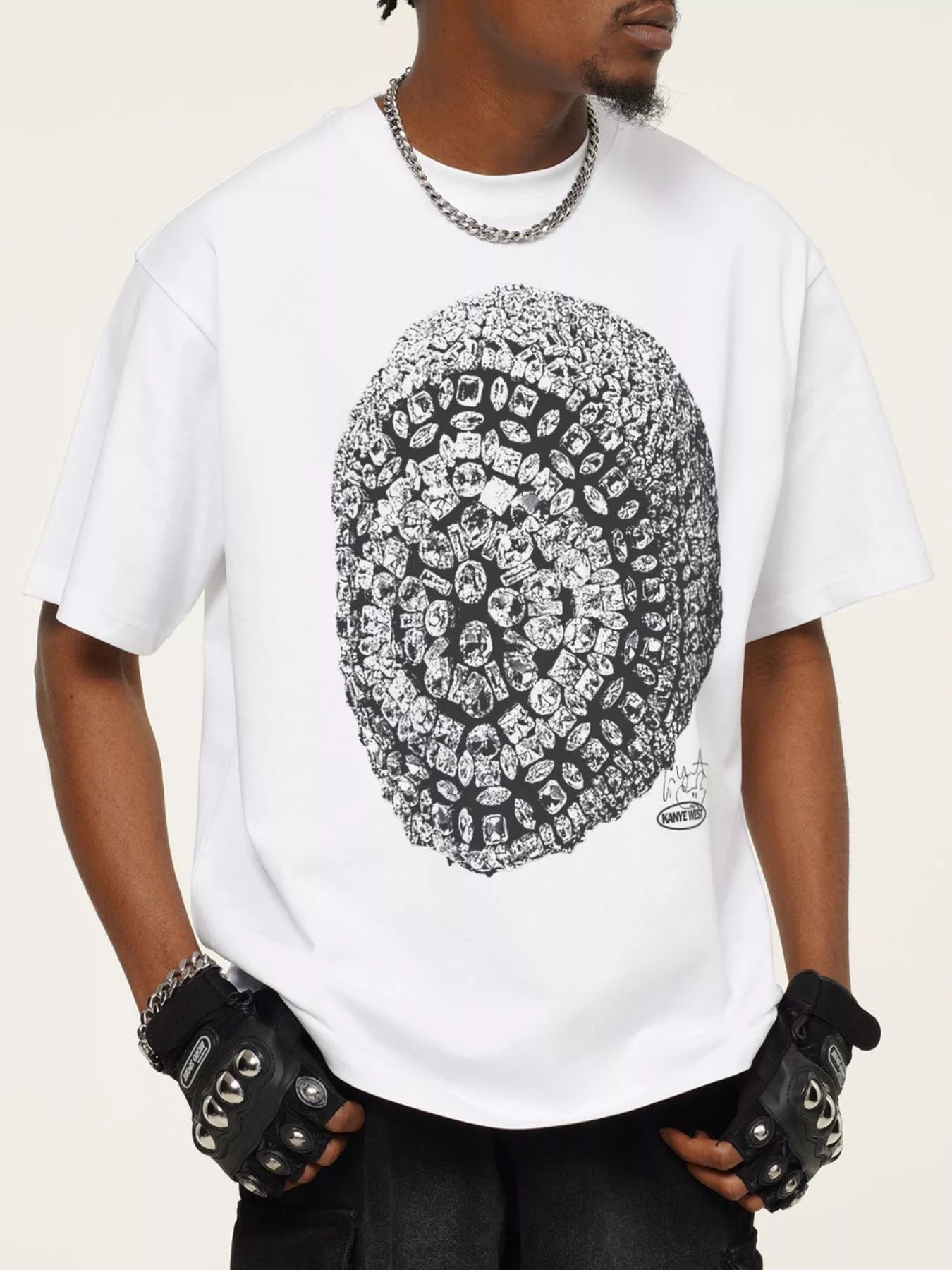 Men's Graphic Round Neck Short Sleeve T-Shirt