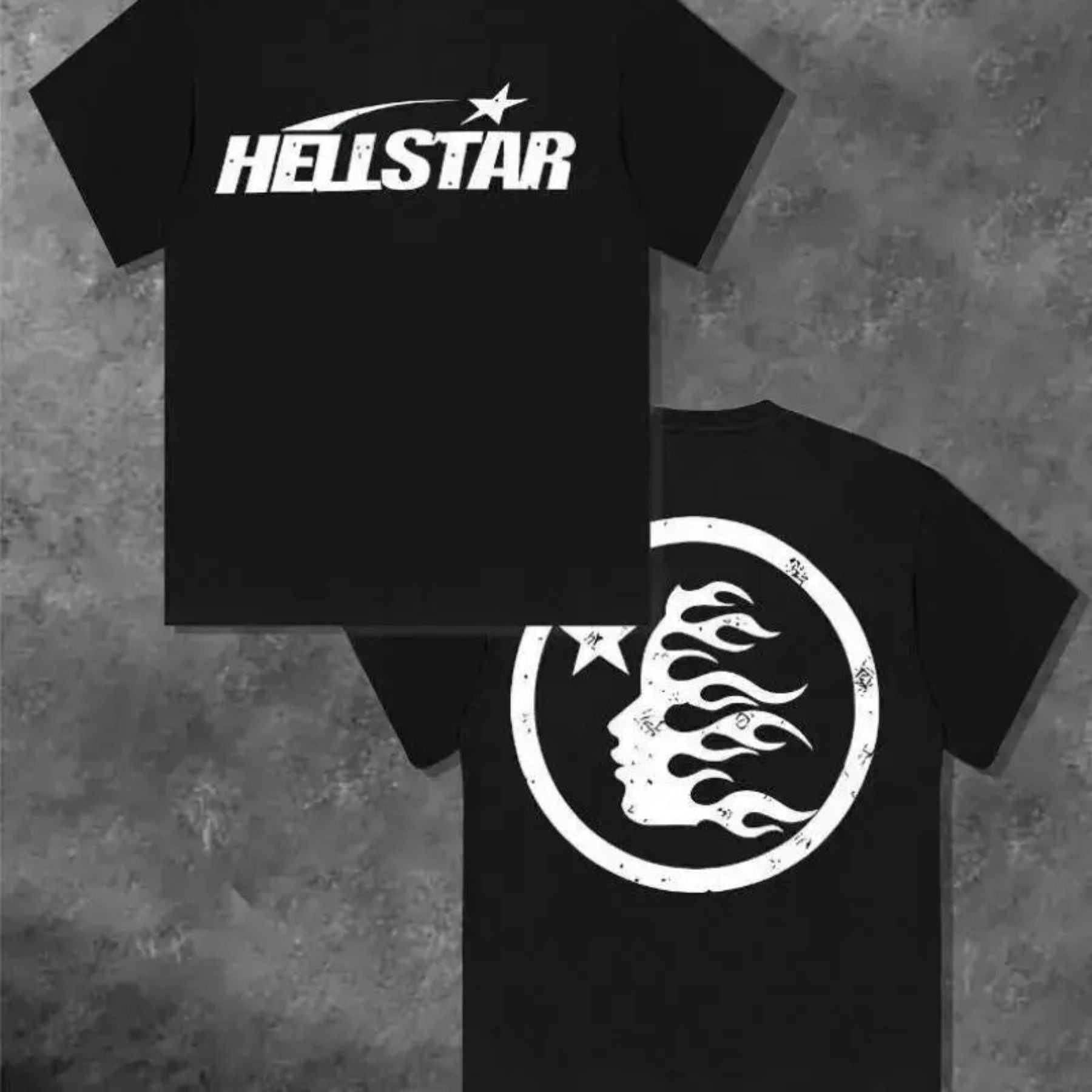 "Star Power" Double-Sided Graphic T-Shirt – Urban Streetwear Oversized Cotton Top, Premium Y2K Aesthetic Celestial Tee