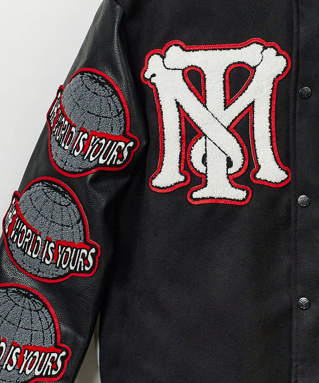 Scarface Pu Varsity  Jacket