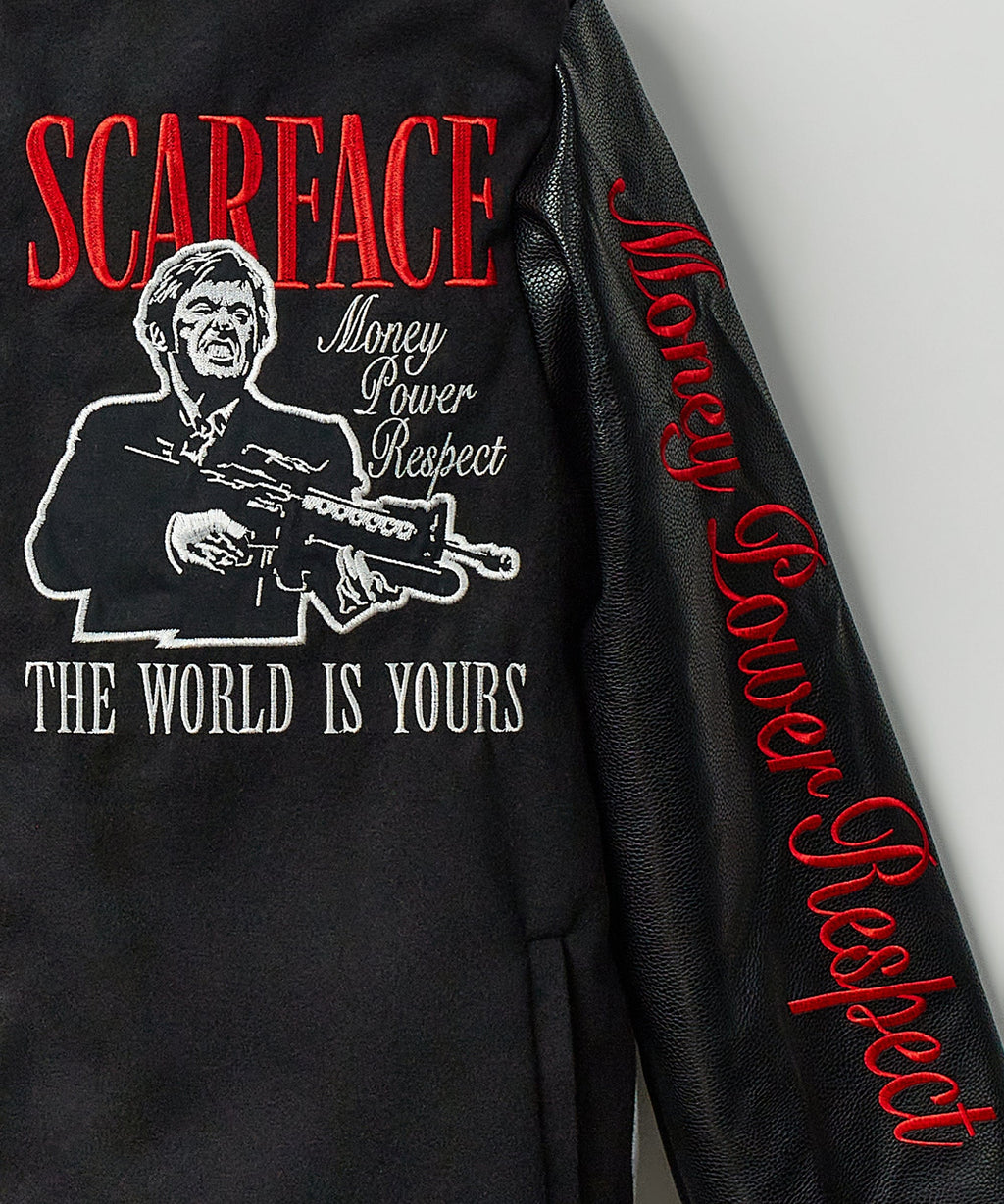 Scarface Pu Varsity  Jacket