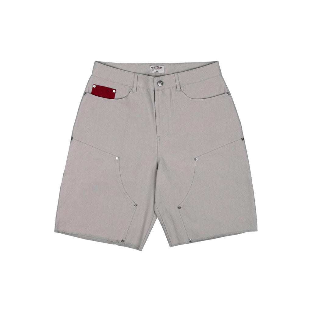 Commons Double Knee Canvas Short Grey