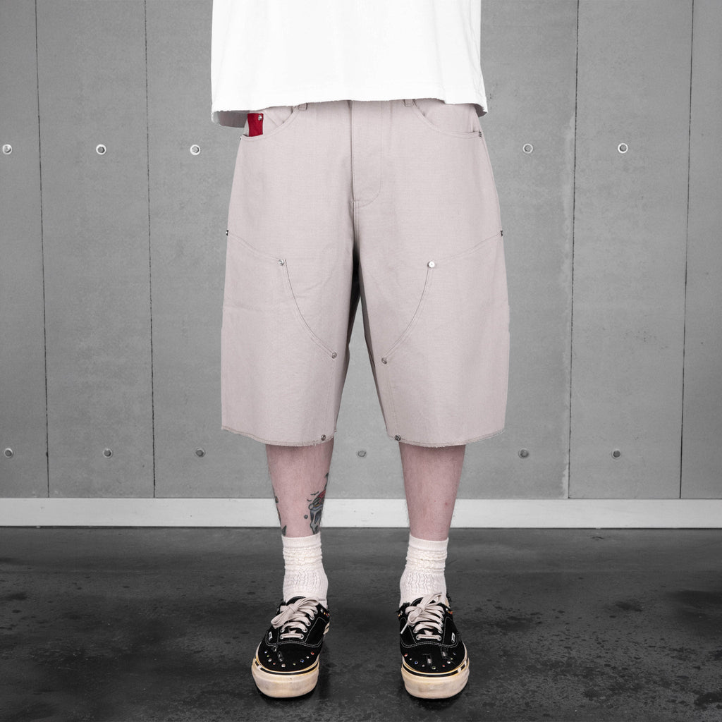 Commons Double Knee Canvas Short Grey