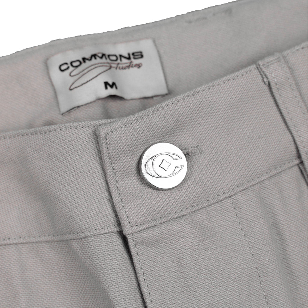 Commons Double Knee Canvas Short Grey