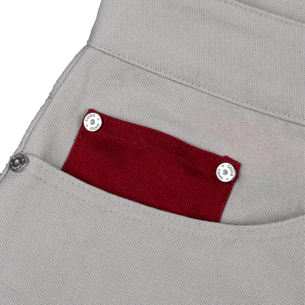 Commons Double Knee Canvas Short Grey